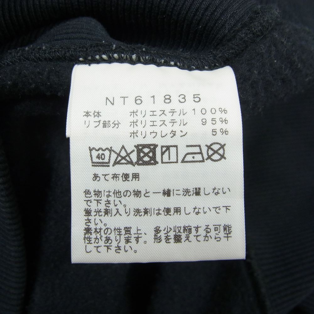 THE NORTH FACE ノースフェイス NT61835 SQUARE LOGO HOODIE スクエアロゴ フーディー パーカー ブラック系 M【中古】