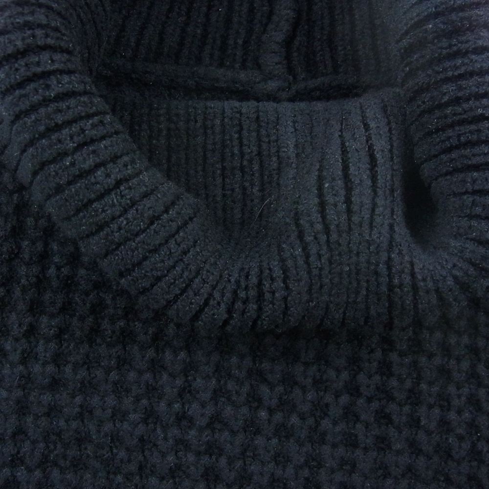 エーバイティーエス ABYTS-009 TURTLE NECK WAFFLE KNIT タートルネック ワッフル ニット ブラック系 2【中古】