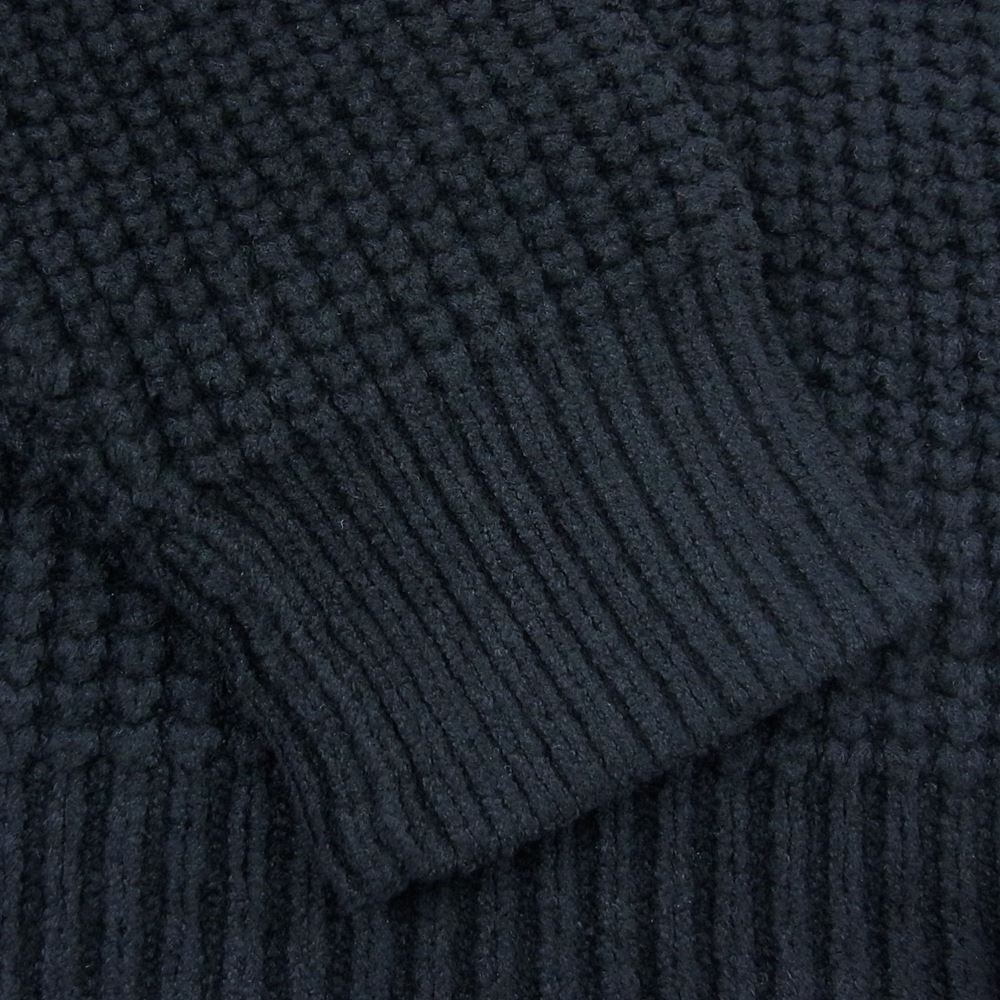 エーバイティーエス ABYTS-009 TURTLE NECK WAFFLE KNIT タートルネック ワッフル ニット ブラック系 2【中古】