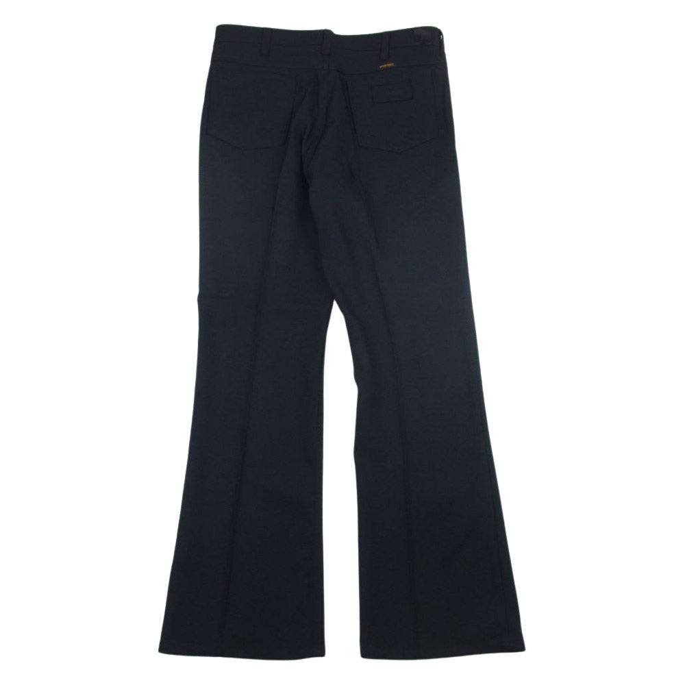 N.HOOLYWOOD エヌハリウッド WS0121 Wrangler ラングラー COMPILE WRANCHER DRESS JEANS コンパイル ランチャー フレア スラックス ジーンズ ブラック系 40【美品】【中古】