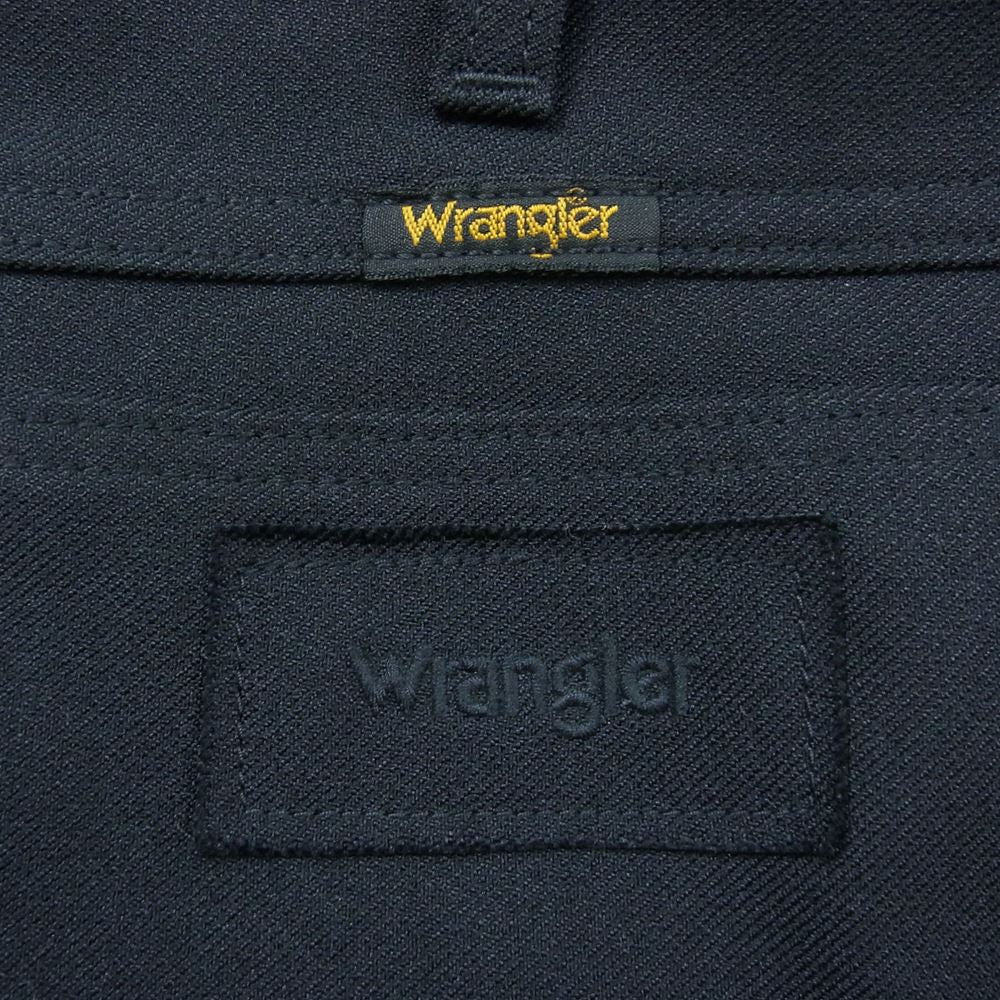 N.HOOLYWOOD エヌハリウッド WS0121 Wrangler ラングラー COMPILE WRANCHER DRESS JEANS コンパイル ランチャー フレア スラックス ジーンズ ブラック系 40【美品】【中古】