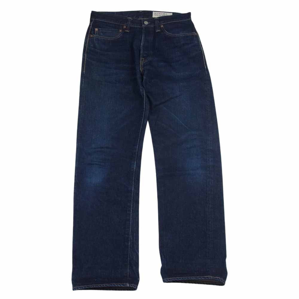 BONCOURA ボンクラ SHRINK TO FIT 5ポケット ボタンフライ シュリンク フィット デニムパンツ ジーンズ インディゴブルー系 31【中古】