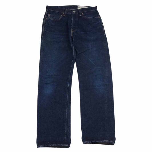 BONCOURA ボンクラ SHRINK TO FIT 5ポケット ボタンフライ シュリンク フィット デニムパンツ ジーンズ インディゴブルー系 31【中古】