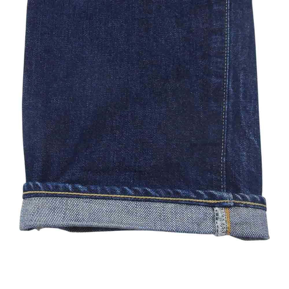 BONCOURA ボンクラ SHRINK TO FIT 5ポケット ボタンフライ シュリンク フィット デニムパンツ ジーンズ インディゴブルー系 31【中古】