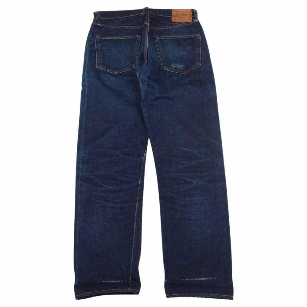 BONCOURA ボンクラ GKS-3272 SHRINK TO FIT 5ポケット ボタンフライ シュリンク フィット デニムパンツ ジーンズ インディゴブルー系 31【中古】