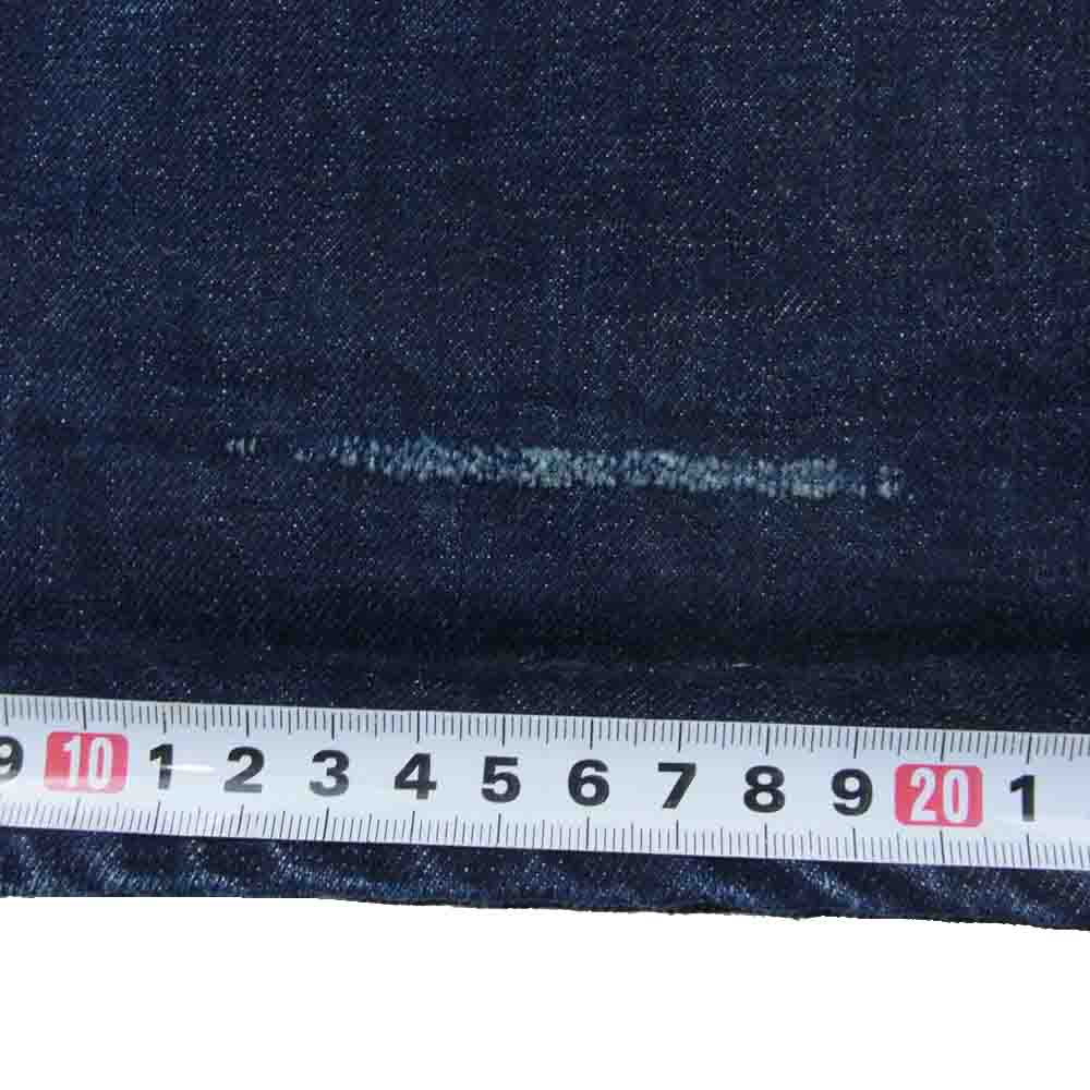 BONCOURA ボンクラ GKS-3272 SHRINK TO FIT 5ポケット ボタンフライ シュリンク フィット デニムパンツ ジーンズ インディゴブルー系 31【中古】