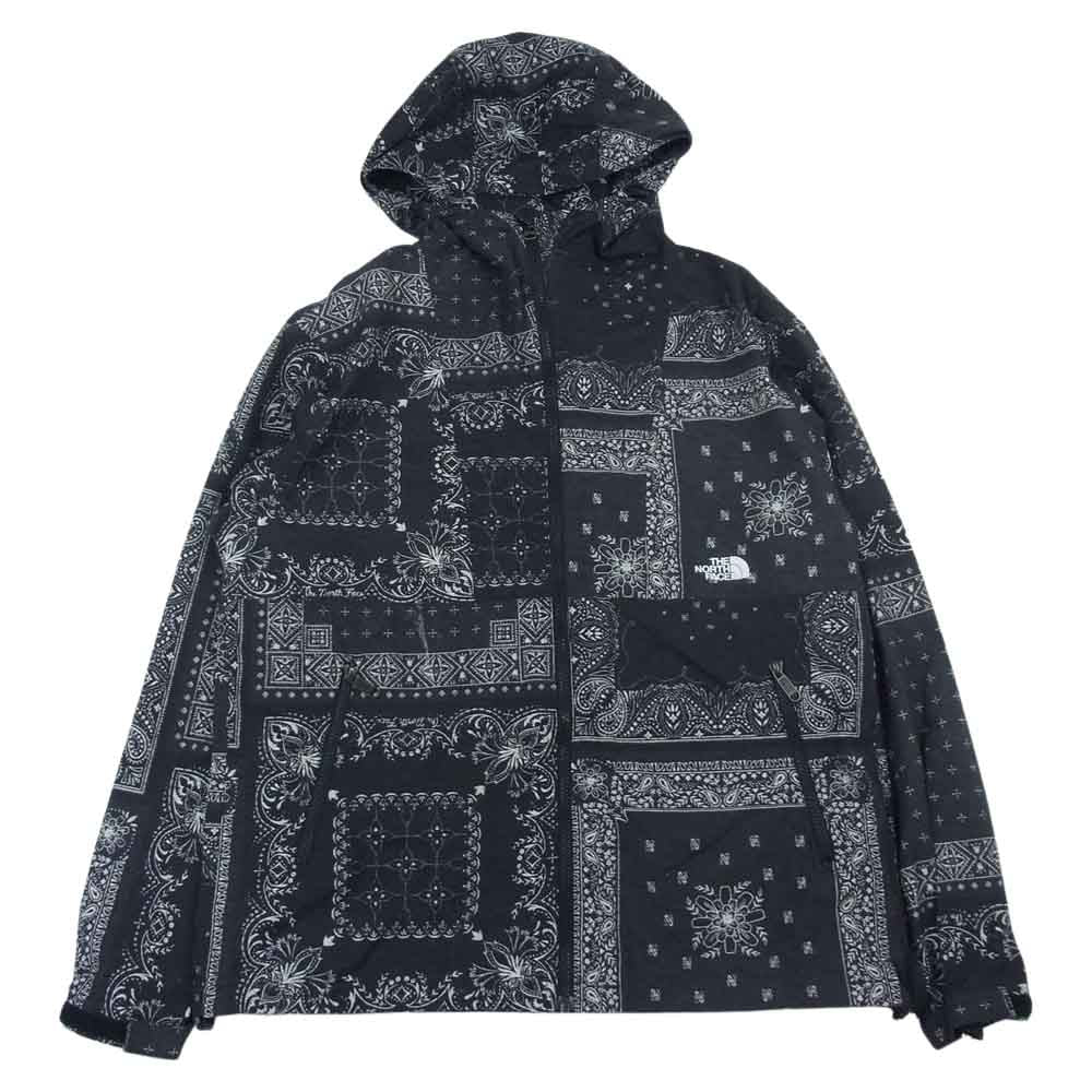 THE NORTH FACE ノースフェイス NP71535 NOVELTY COMPACT JACKET バンダナ ノベルティ コンパクト ジャケット ブラック系 M【中古】