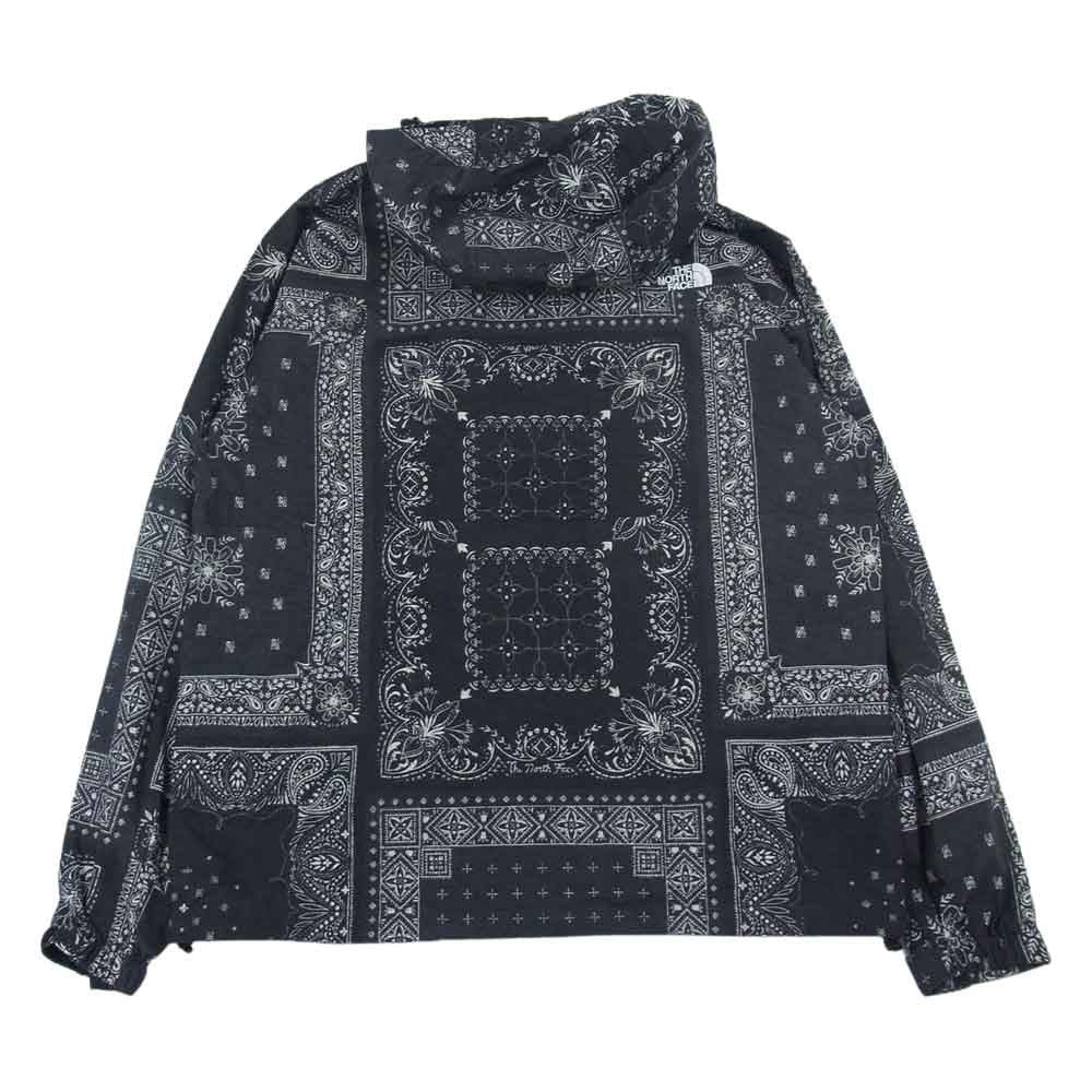 THE NORTH FACE ノースフェイス NP71535 NOVELTY COMPACT JACKET バンダナ ノベルティ コンパクト ジャケット ブラック系 M【中古】