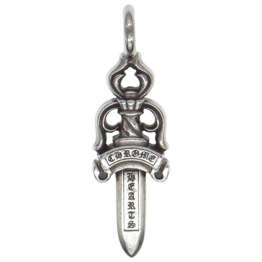 CHROME HEARTS クロムハーツ（原本無） DBL DAGGER ダブルダガー ペンダント シルバー系【中古】