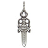 CHROME HEARTS クロムハーツ（原本無） DBL DAGGER ダブルダガー ペンダント シルバー系【中古】