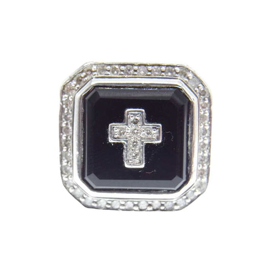 Justin Davis ジャスティンデイビス SRJ153 CRUX クラックス リング シルバー系 12号【中古】