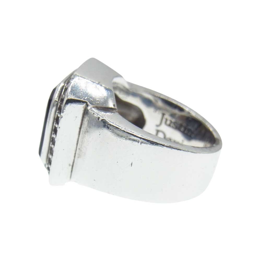 Justin Davis ジャスティンデイビス SRJ153 CRUX クラックス リング シルバー系 12号【中古】