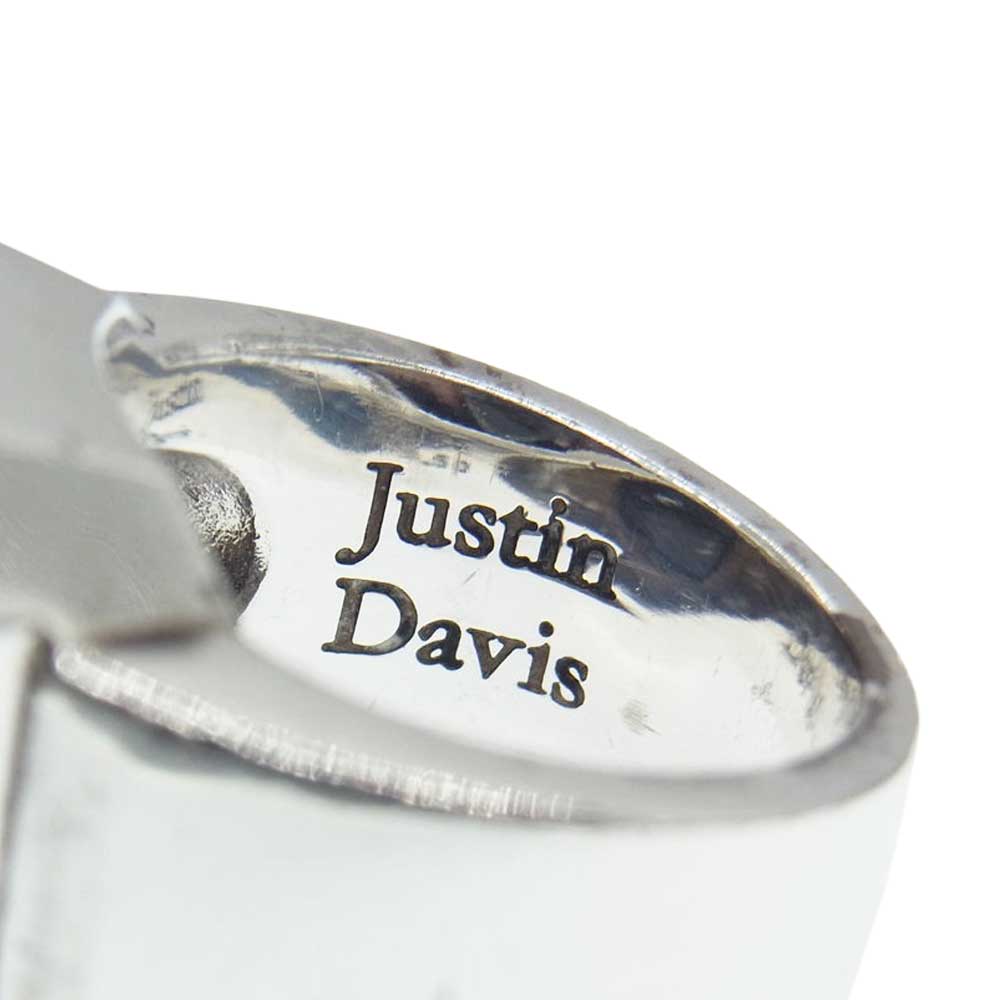 Justin Davis ジャスティンデイビス SRJ153 CRUX クラックス リング シルバー系 12号【中古】