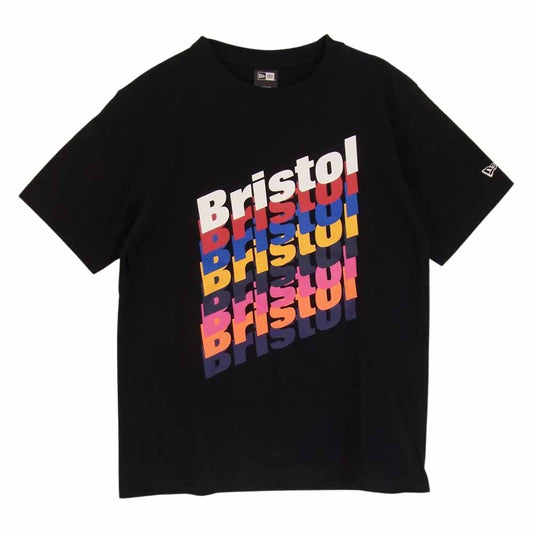 F.C.R.B. エフシーアールビー × NEWERA ニューエラ VICTORY TEE ビクトリー ロゴ 半袖 Tシャツ ブラック系 M【中古】