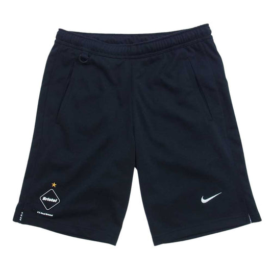 F.C.R.B. エフシーアールビー 16SS 823125-010 × NIKE ナイキ DRI-FIT KNIT FLEECE SHORTS ニット フリース ショーツ パンツ ブラック ブラック系 S【中古】