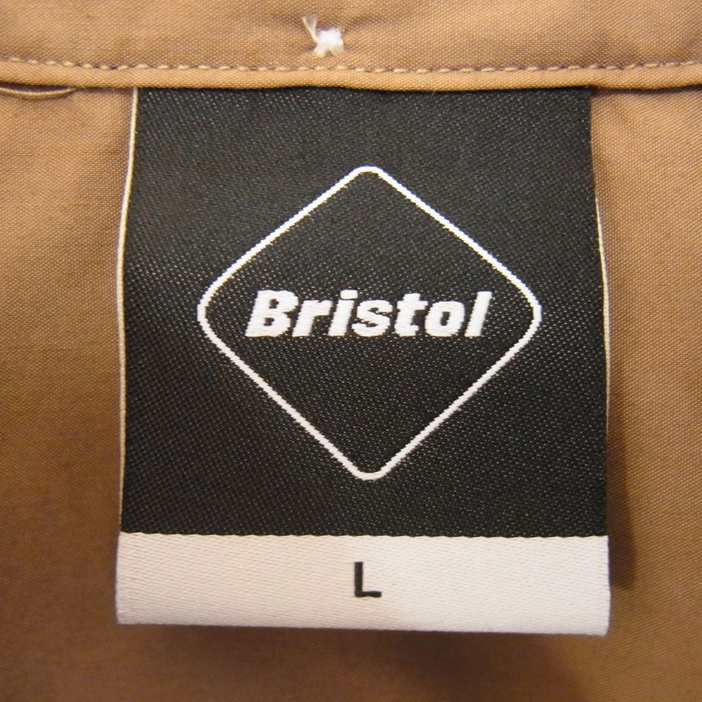 F.C.R.B. エフシーアールビー 20SS FCRB-200076 COOLMAX EMBLEM B.D S/S SHIRT クールマックス ボタンダウン 半袖シャツ カーキ系 L【中古】