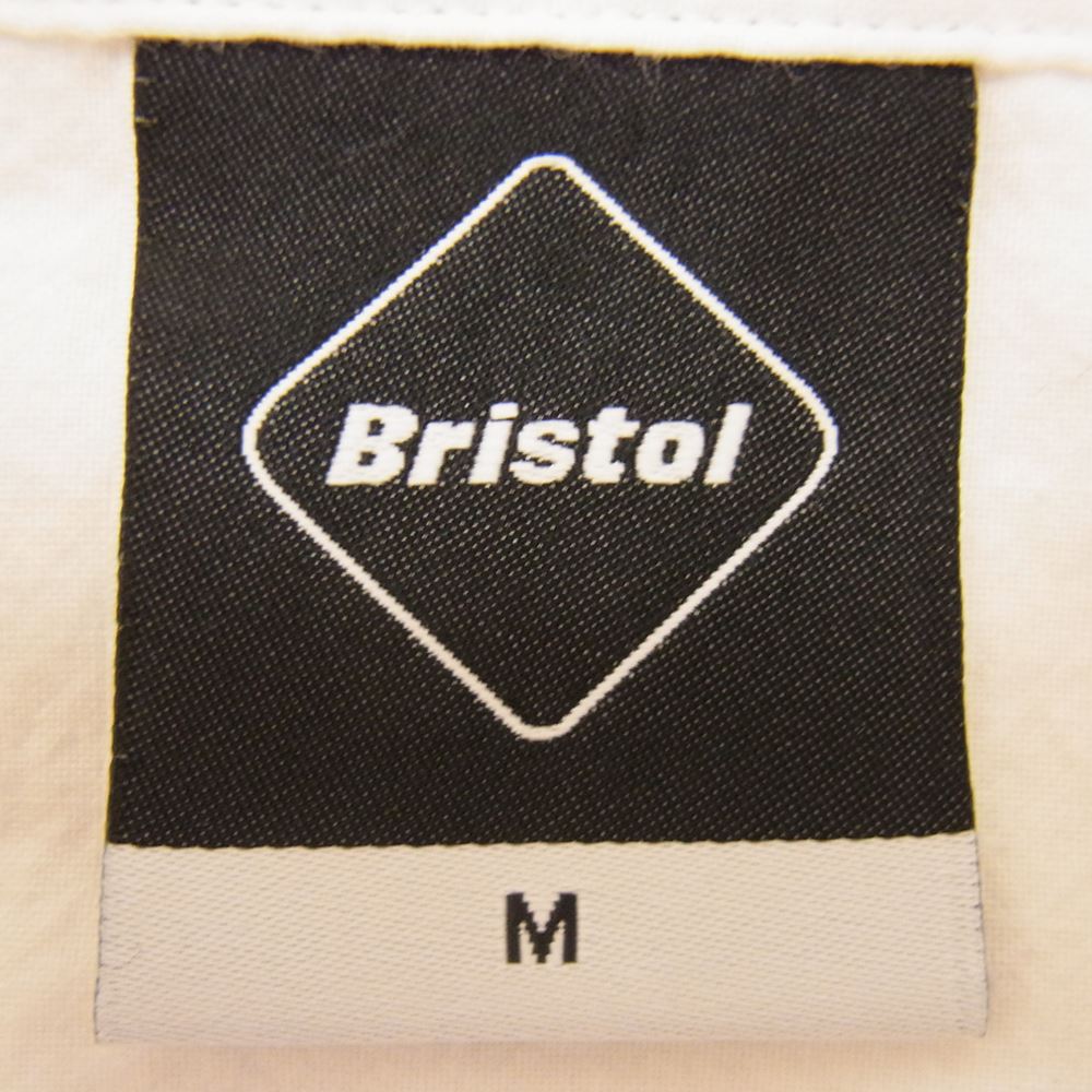 F.C.R.B. エフシーアールビー 17SS FCRB-170036 COOLMAX B.D SHIRTS クールマックス エンブレム ボタンダウン 長袖 シャツ ホワイト系 M【中古】