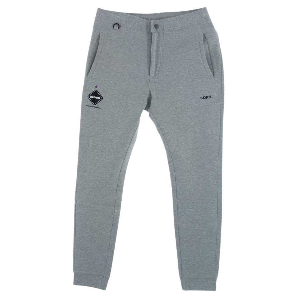 F.C.R.B. エフシーアールビー 18SS FCRB-180027 SWEAT TRAINING PANTS スウェット トレーニング パンツ グレー グレー系 M【中古】