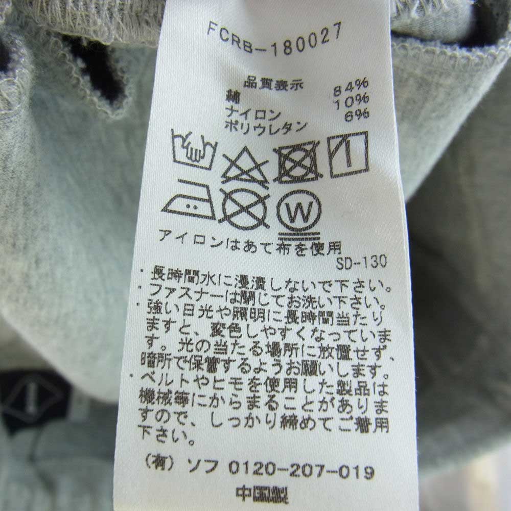 F.C.R.B. エフシーアールビー 18SS FCRB-180027 SWEAT TRAINING PANTS スウェット トレーニング パンツ グレー グレー系 M【中古】