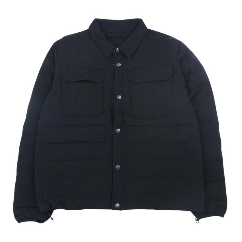 uniform experiment ユニフォームエクスペリメント 19AW UE-192010 DOWN SHIRT BLOUSON ダウン シャツ ブルゾン ジャケット ブラック系 2【中古】