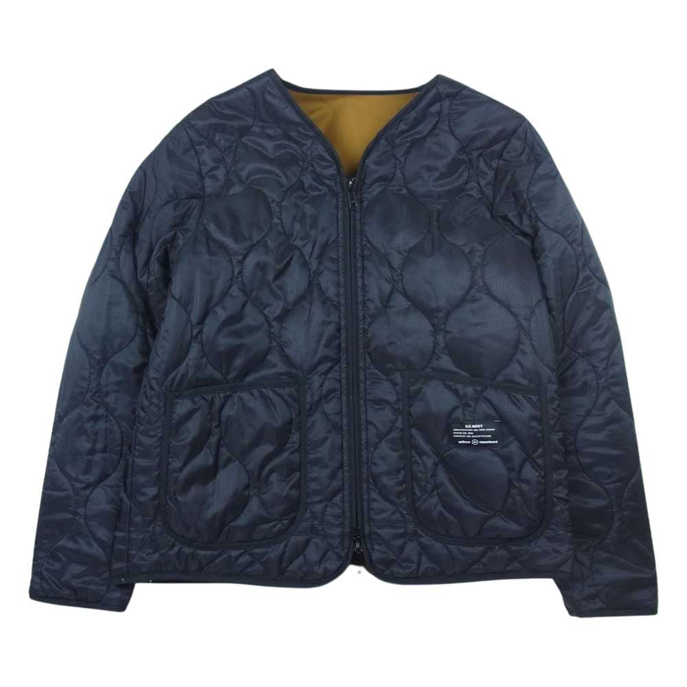 uniform experiment ユニフォームエクスペリメント 20SS UE-200042 REVERSIBLE ZIP LINER BLOUSON リバーシブル ジップ ライナー ブルゾン キルティングジャケット  ブラウン系 ブラック系 2【中古】