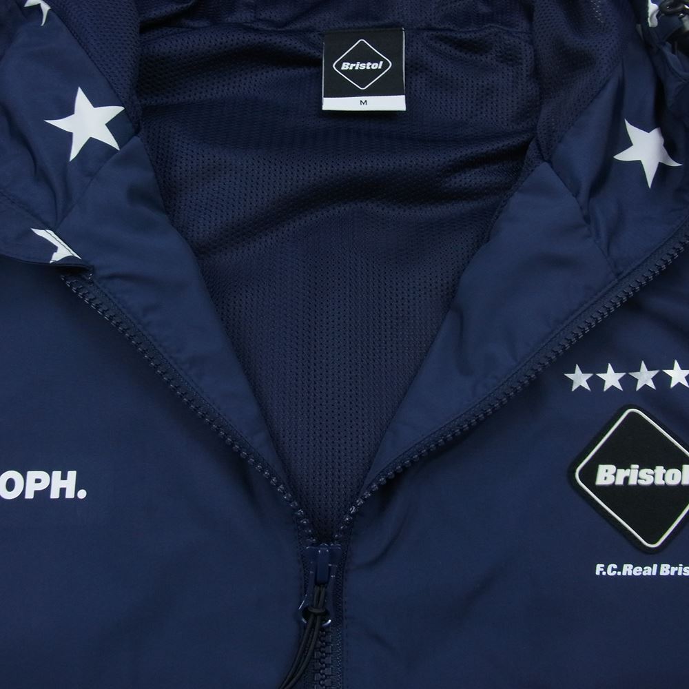 F.C.R.B. エフシーアールビー 18AW FCRB-189025 MULTI PATTERN TRAINING JACKET マルチ パターン トレーニング ジャケット ネイビー系 M【中古】