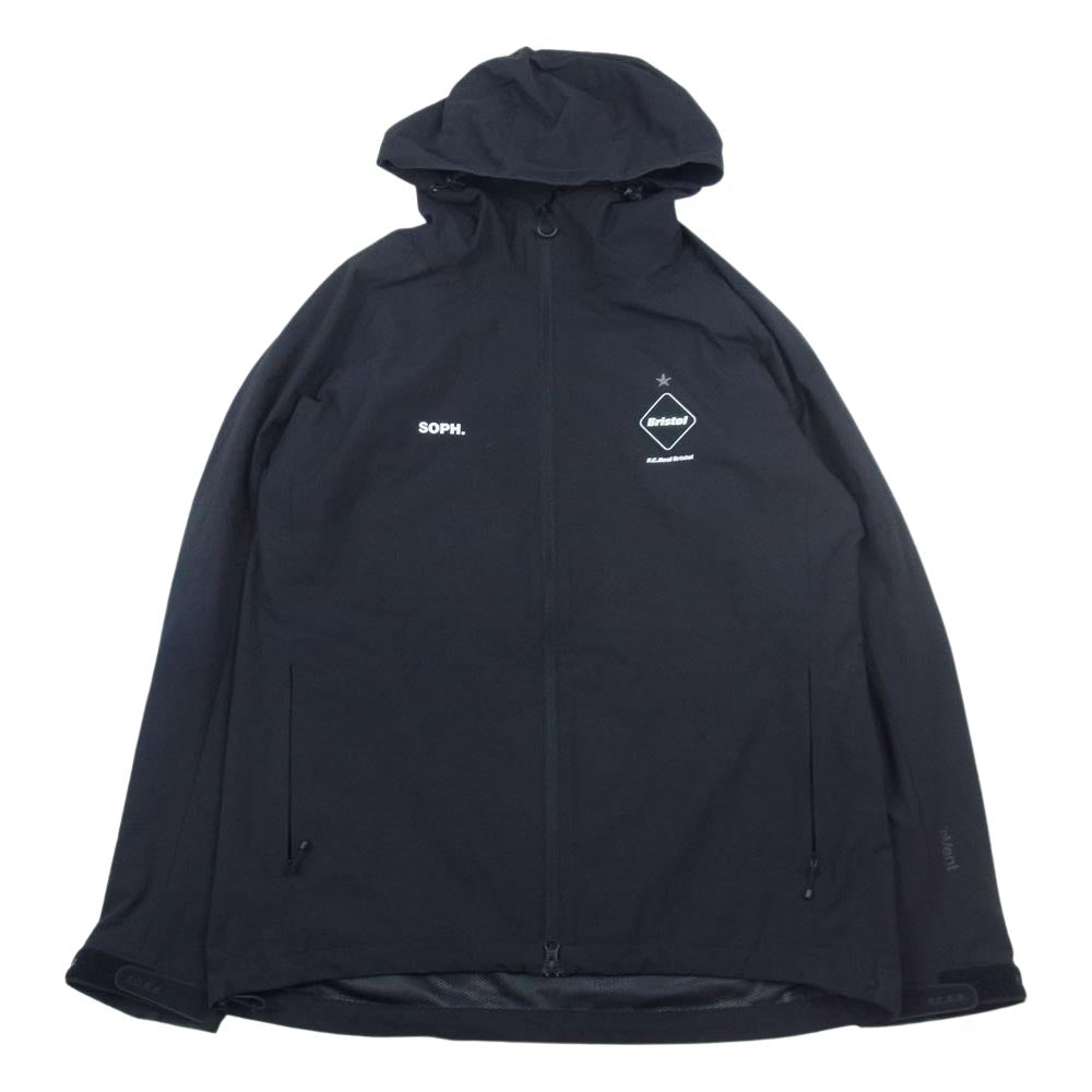 F.C.R.B. エフシーアールビー 21SS FCRB-210000 BIG LOGO WARM UP JACKET ビッグロゴ ウォームアップ ジャケット ブラック系 M【中古】