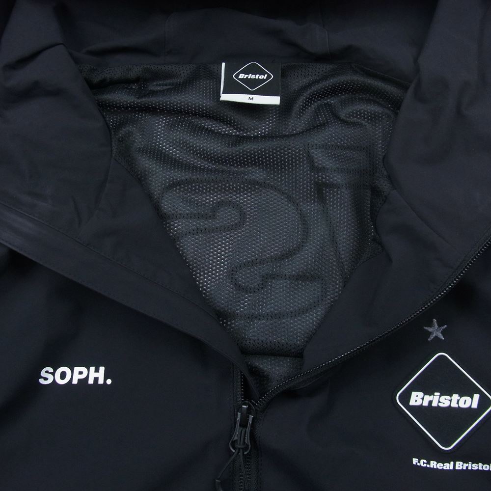 F.C.R.B. エフシーアールビー 21SS FCRB-210000 BIG LOGO WARM UP JACKET ビッグロゴ ウォームアップ ジャケット ブラック系 M【中古】
