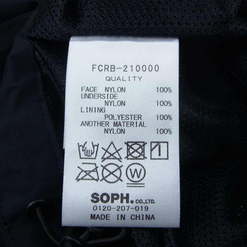 F.C.R.B. エフシーアールビー 21SS FCRB-210000 BIG LOGO WARM UP JACKET ビッグロゴ ウォームアップ ジャケット ブラック系 M【中古】