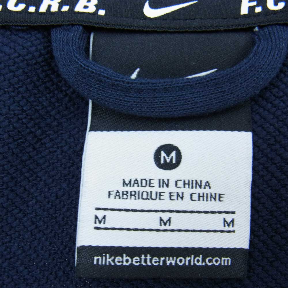 F.C.R.B. エフシーアールビー 16SS × NIKE ナイキ Dri-Fit Knit Fleece Hoody & Sweat Pants フーディ フリース ジャケット スウェット パンツ セットアップ ネイビー系 M【中古】