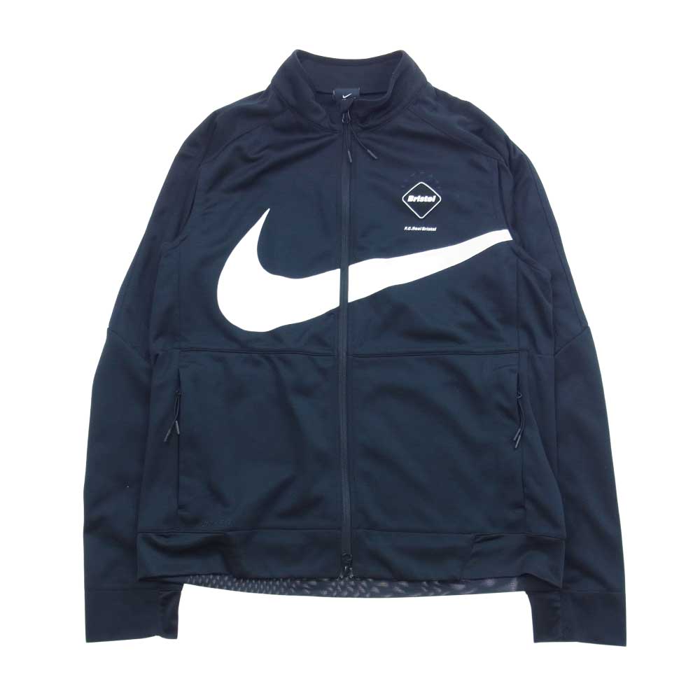 F.C.R.B. エフシーアールビー 15AW PDK JACKET BIG SWOOSH ビッグ スウッシュ ロゴ ジャケット パンツ セットアップ ブラック系 M【中古】
