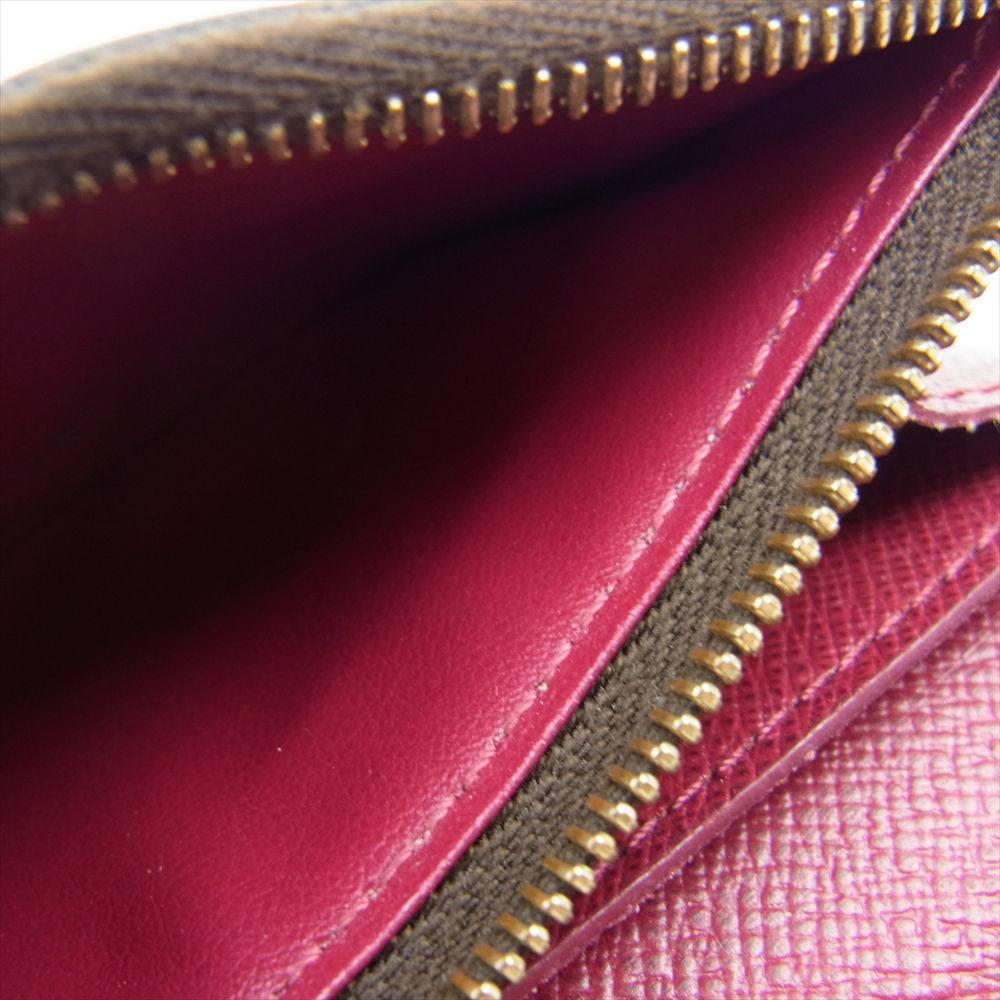 LOUIS VUITTON ルイ・ヴィトン M41939 モノグラム ポルトモネ ロザリ コインケース ブラウン系 ワインレッド系【中古】