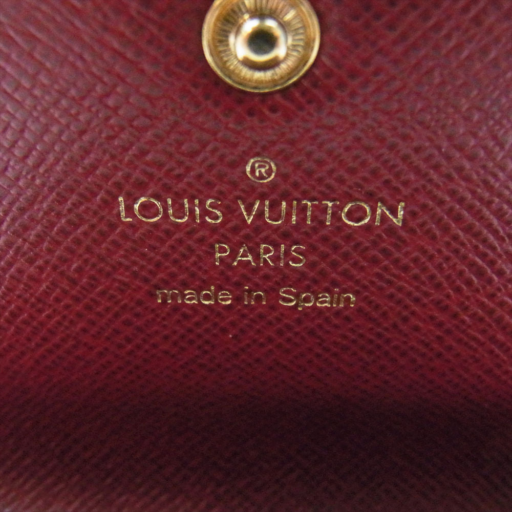 LOUIS VUITTON ルイ・ヴィトン M41939 モノグラム ポルトモネ ロザリ コインケース ブラウン系 ワインレッド系【中古】