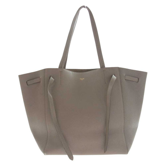 CELINE セリーヌ CABAS PHANTOM SMALL カバ ファントム スモール トートバッグ ベージュ系【中古】