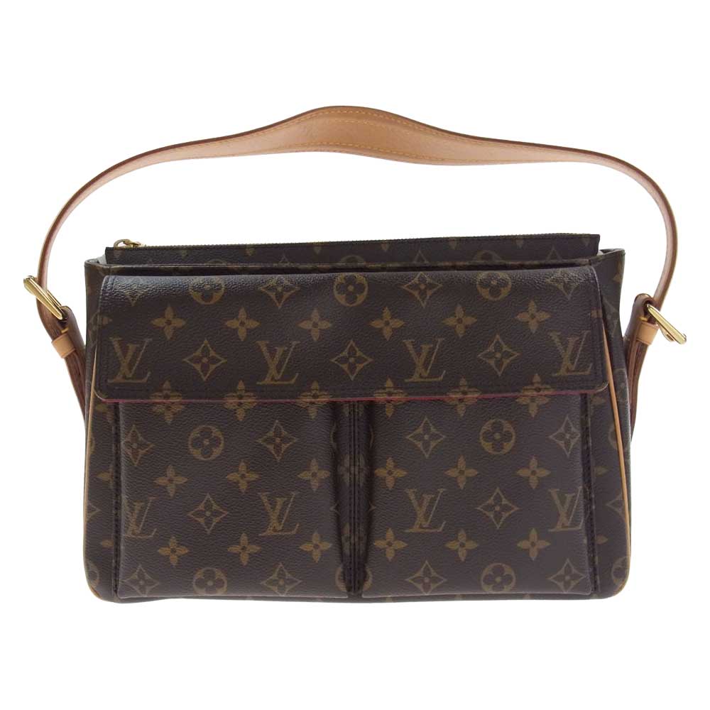 LOUIS VUITTON ルイ・ヴィトン M51163 モノグラム ヴィバシテ GM モノグラム ワンショルダーバッグ ブラウン系【中古】