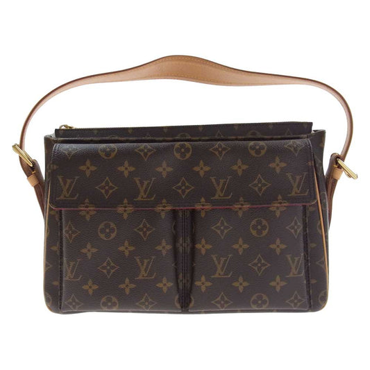 LOUIS VUITTON ルイ・ヴィトン M51163 モノグラム ヴィバシテ GM モノグラム ワンショルダーバッグ ブラウン系【中古】