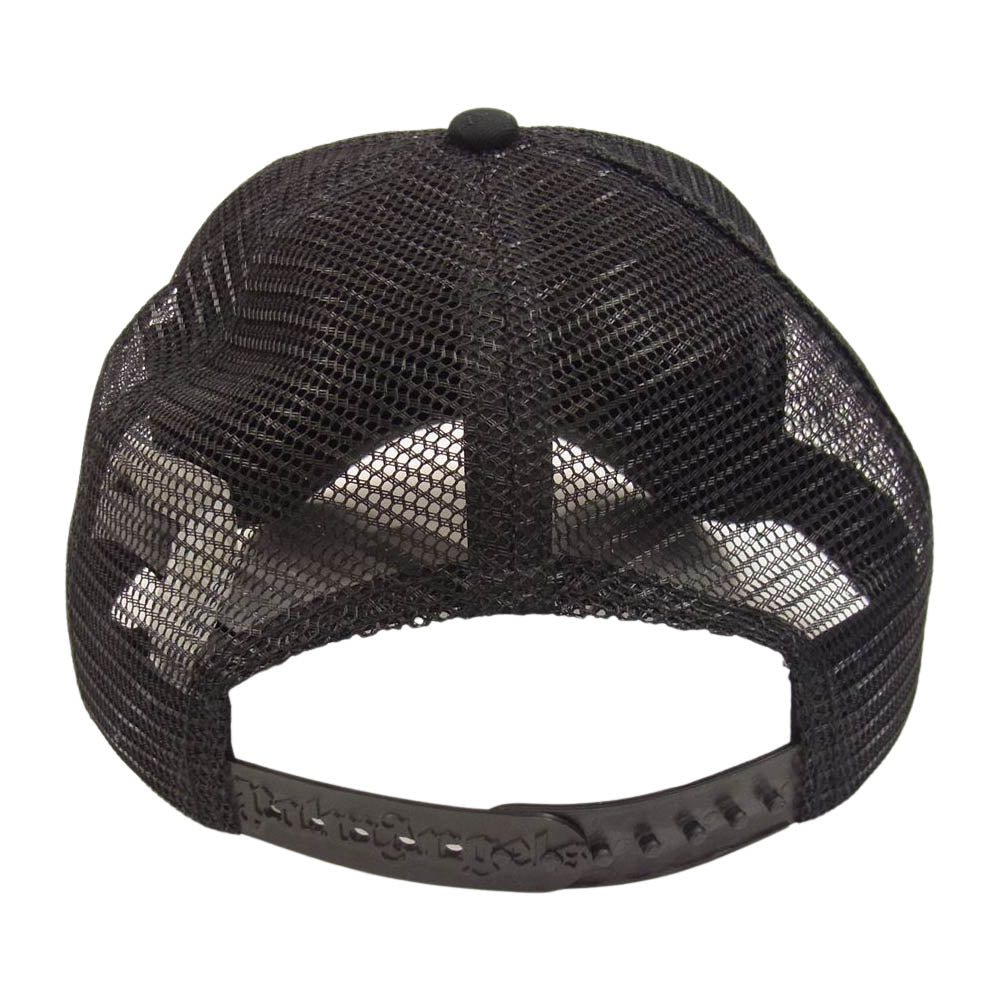 PALM ANGELS パームエンジェルス Palm トラッカー メッシュ キャップ ブラック系【中古】