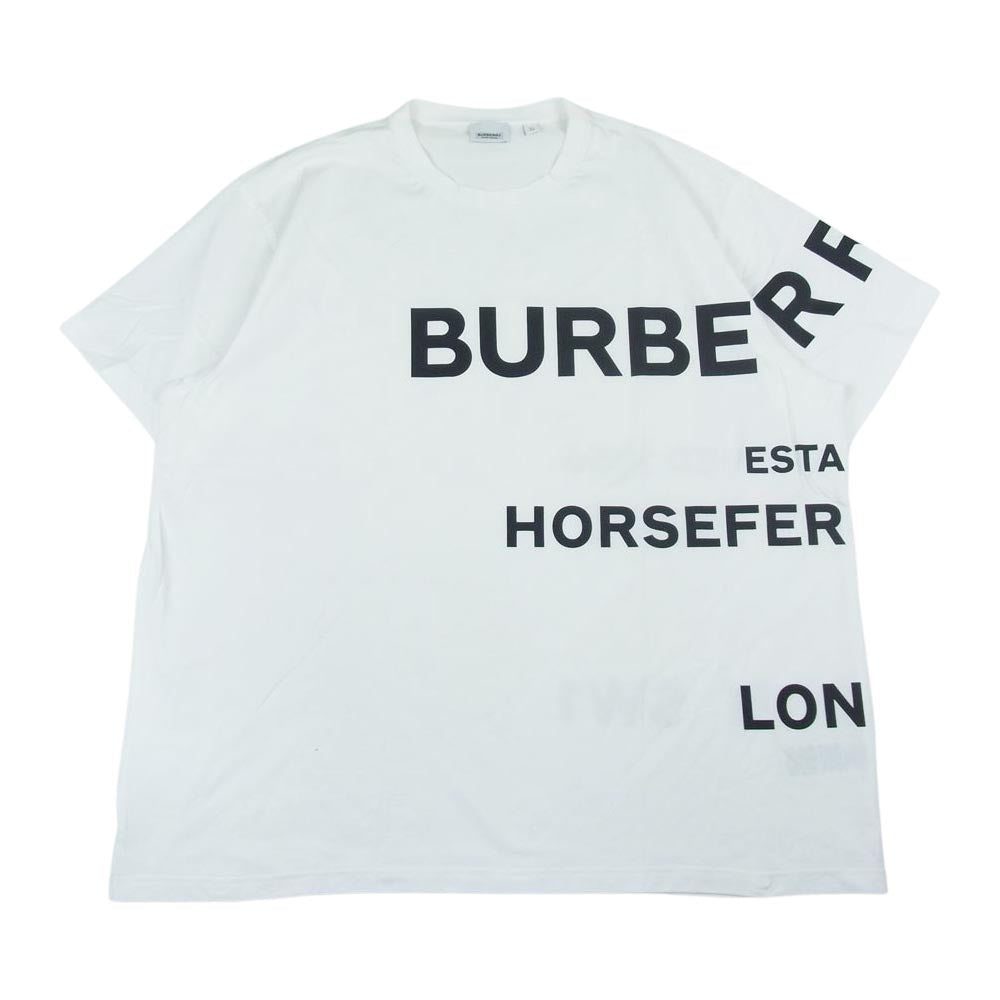 BURBERRY バーバリー LONDON ENGLAND ロンドン イングランド ロゴ 半袖 Tシャツ ホワイト系 XL【中古】