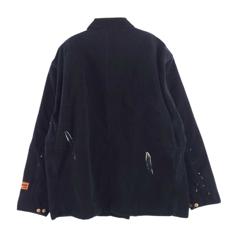 ヘロンプレストン HMEA019F18716056 国内正規品 × Carhartt Wip カーハート Workwear Jacket ワークジャケット ブラック系 XL【中古】