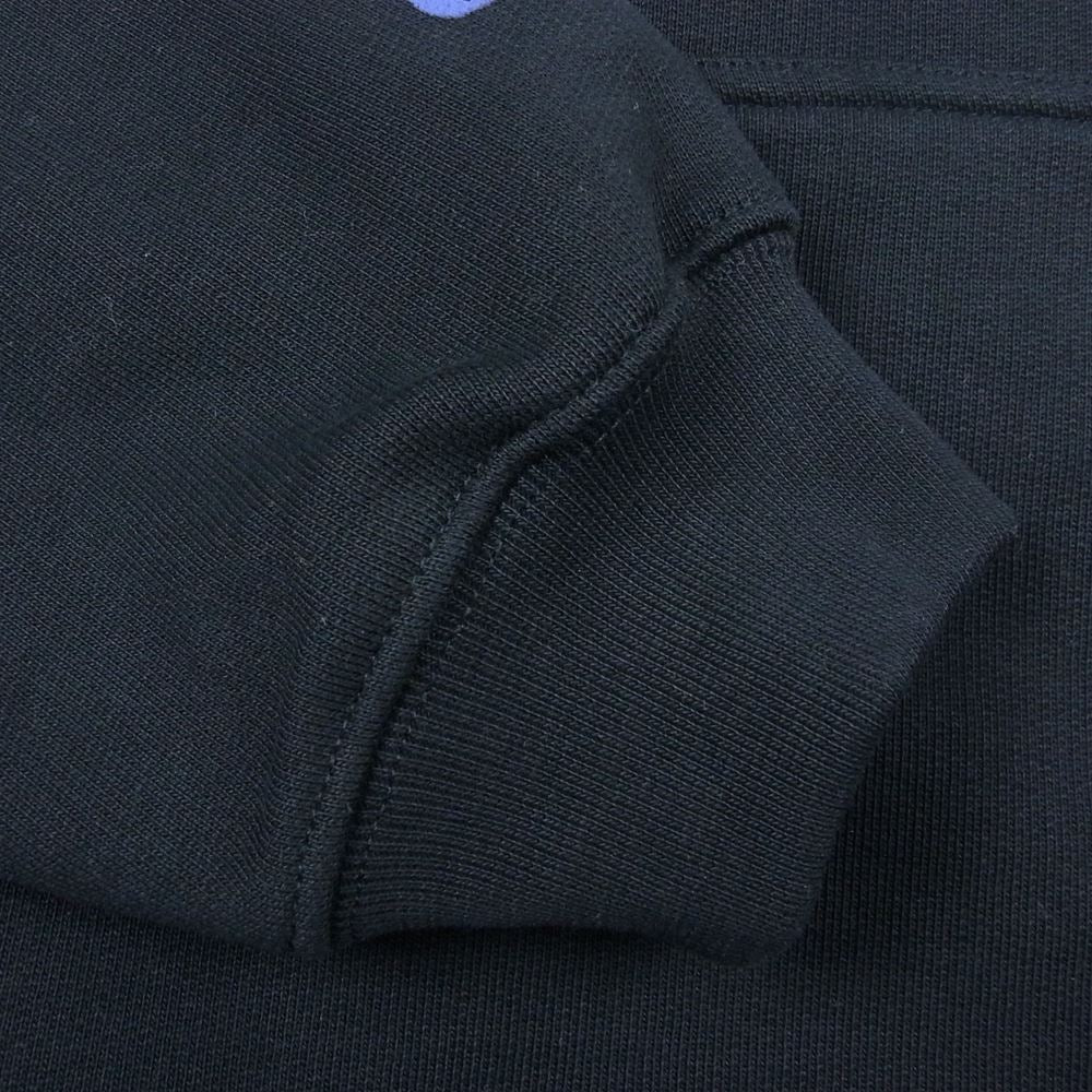 VETEMENTS ヴェトモン UA52TR830P アナーキー ゴシック ロゴ プリント フーディ パーカー ブラック系 S【中古】