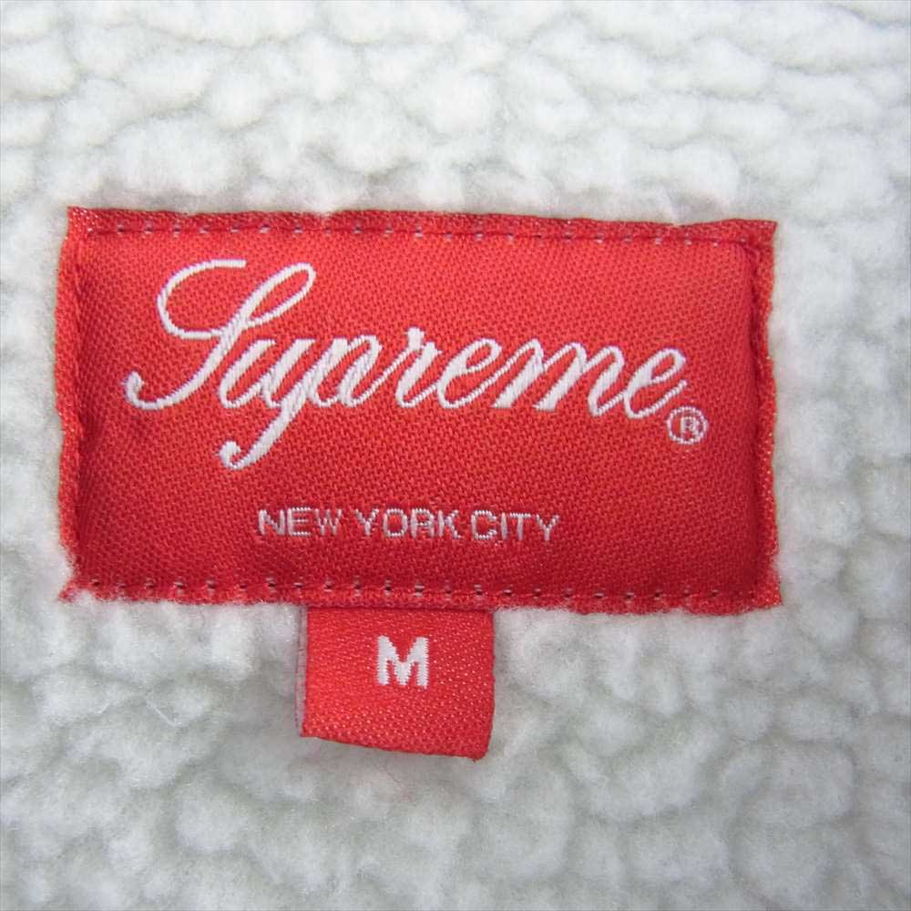 Supreme シュプリーム 18AW Sherpa Lined Denim Shirt シェルパ ラインド デニムシャツ インディゴブルー系 M【中古】