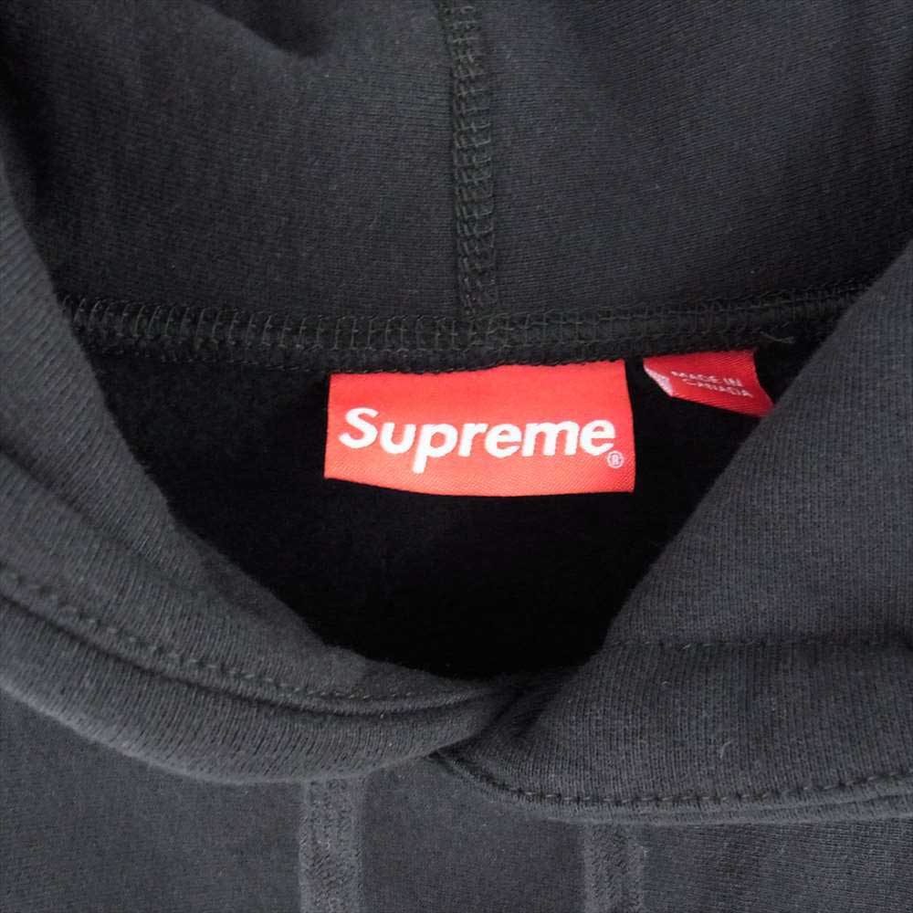 Supreme シュプリーム 18AW Water Arc Hooded Sweatshirt ウォーター アーチロゴ フーディ パーカー ブラック系 M【中古】