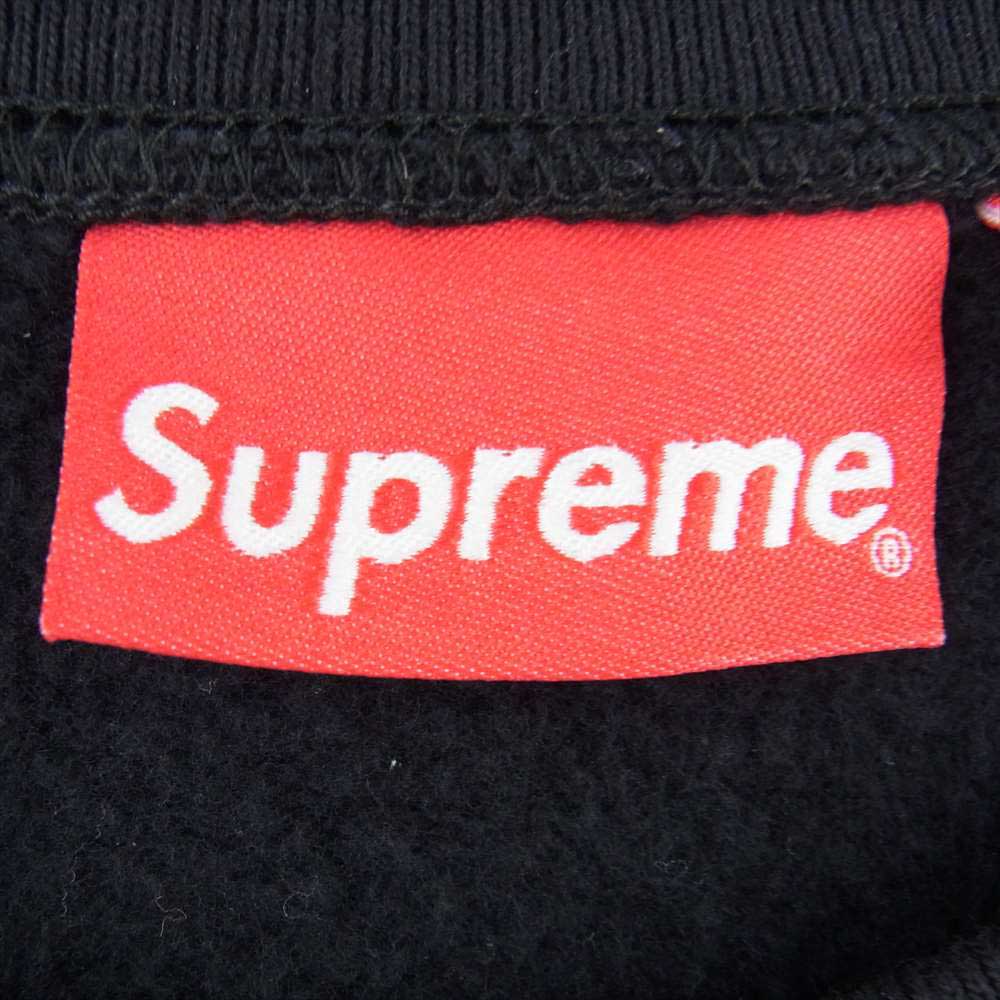 Supreme シュプリーム 20SS Underline Crewneck Sweatshirt アンダーライン クルーネック スウェット トレーナー ブラック系 L【中古】
