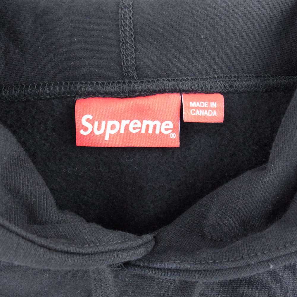 Supreme シュプリーム 19AW  Bandana Box Logo Hooded Sweatshirt バンダナ ボックスロゴフーディー プルオーバー パーカー ブラック系 M【中古】