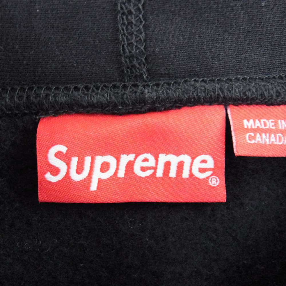 Supreme シュプリーム 19AW  Bandana Box Logo Hooded Sweatshirt バンダナ ボックスロゴフーディー プルオーバー パーカー ブラック系 M【中古】