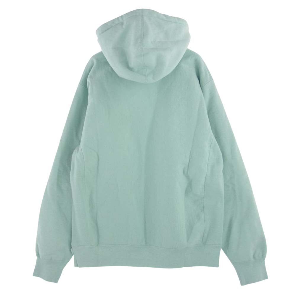 Supreme シュプリーム 17AW Box Logo Hooded Sweatshirt Ice Blue ボックスロゴ スウェット パーカー ライトブルー系 XL【美品】【中古】