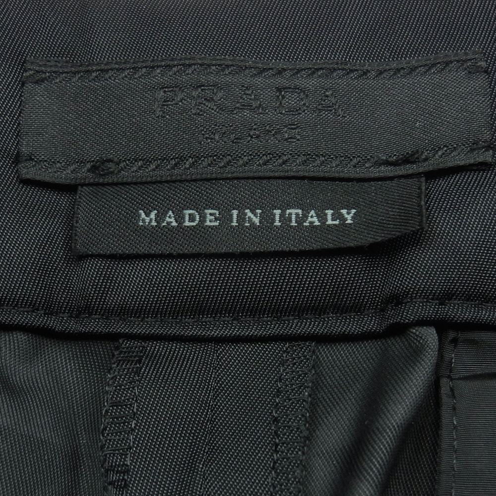 PRADA プラダ 22H900 S222 1289 Re Nylon ナイロン ワイド カーゴ パンツ イタリア製 ブラック系 36【中古】