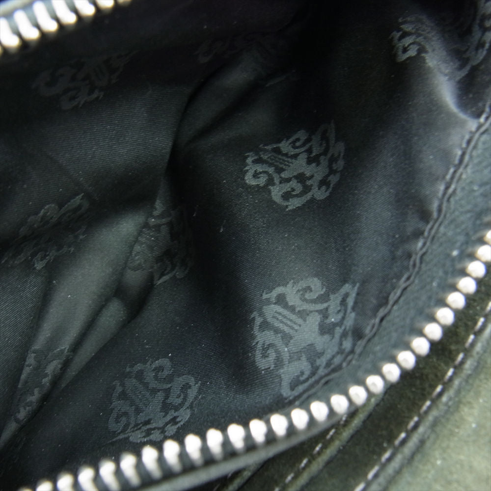 CHROME HEARTS クロムハーツ（原本有） JUDY WALLET ジュディ ノベルティ クロスボールボタン スクロールラベル ウォレット 長財布 レッド系【中古】