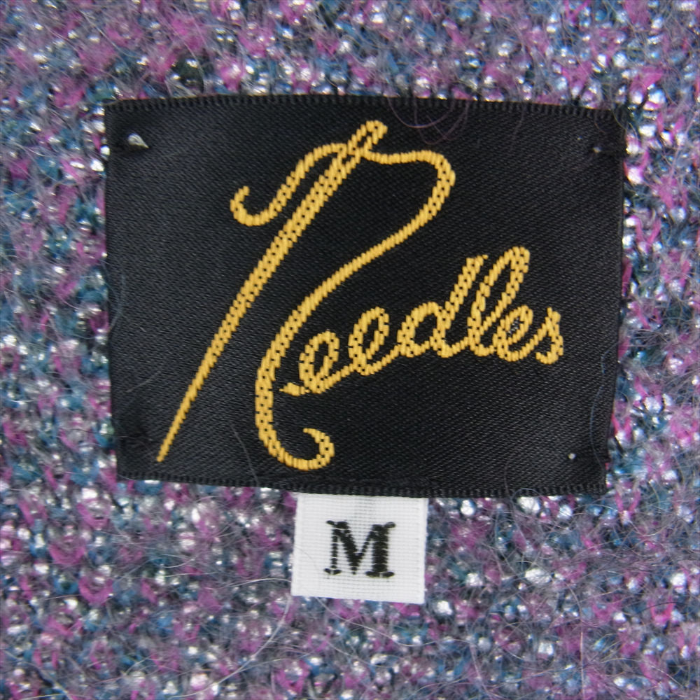 Needles ニードルス 21AW J0340 BEAMS ビームス別注 モヘア ストライプ カーディガン  マルチカラー系 M【中古】