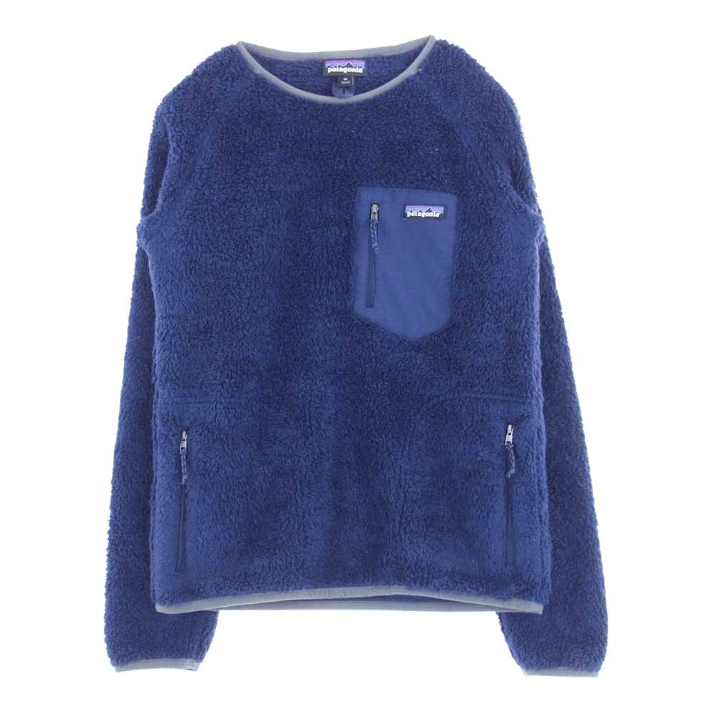 patagonia パタゴニア 25895 18AW Los Gatos Crew ロスガトス クルー プルオーバ― フリース ブルー系 XS【中古】